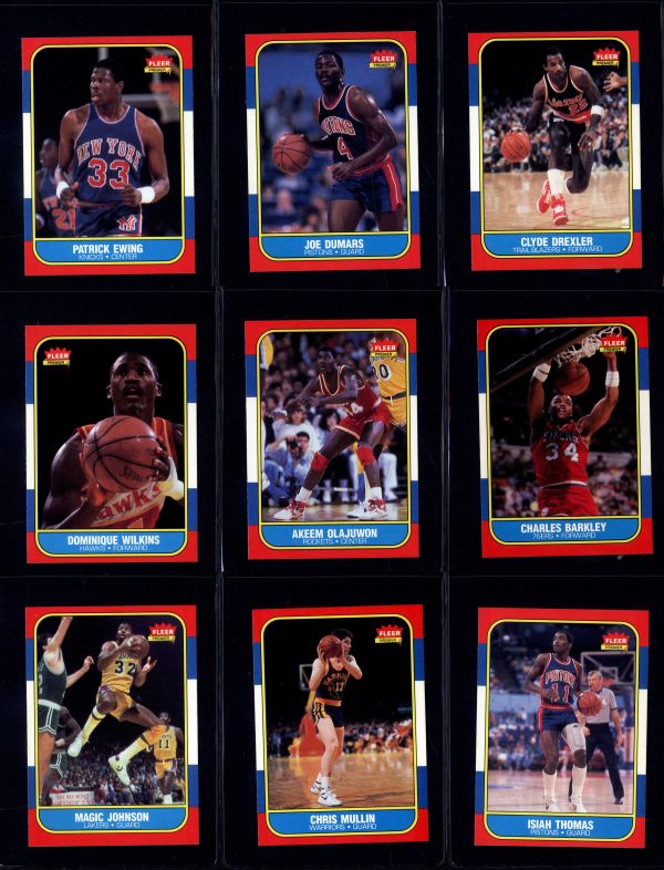 1986 hot sale fleer basketball