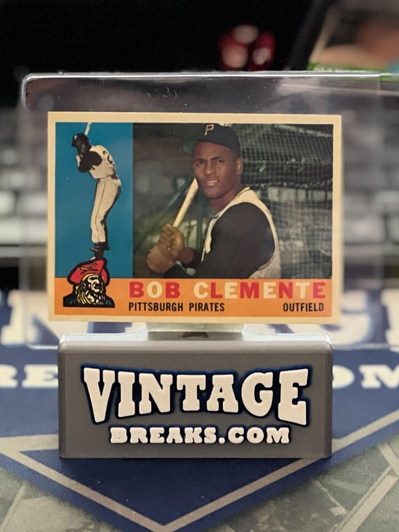 Vintage Breaks Pulls Aaron and Clemente in SAME 1960 Topps