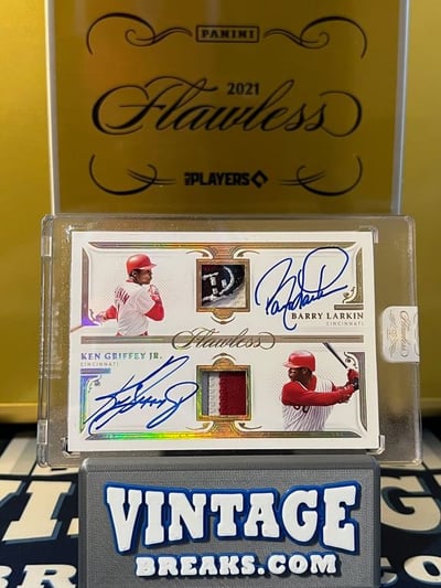 Ken Griffey Jr Autograph Flawless Vintage Breaks