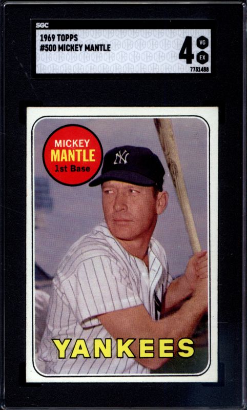 1969 Topps Mickey Mantle Highlights Special 300 Spot Baseball Mixer