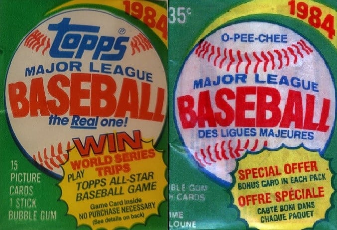 The Differences Between Topps and O-Pee-Chee Cards