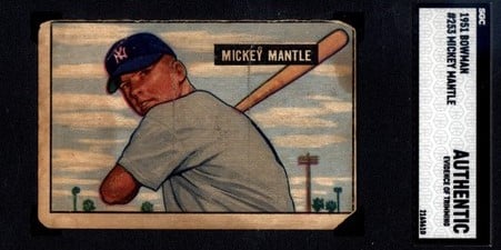 Win over 10K in Prizes Including a 1951 Bowman Mickey Mantle Rookie in the Celebration of Baseball Event