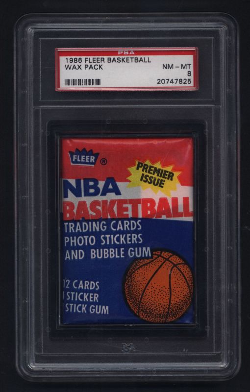 Sealed 1986-87 Fleer Basketball Wax Pack Break with Vintage Breaks