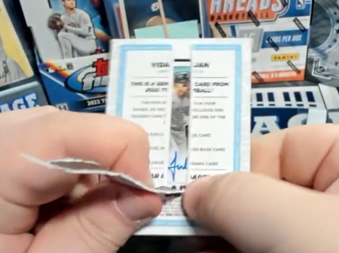 Aaron Judge Auto Ripped from Vidal Bruján Card in 2022 Topps RIP