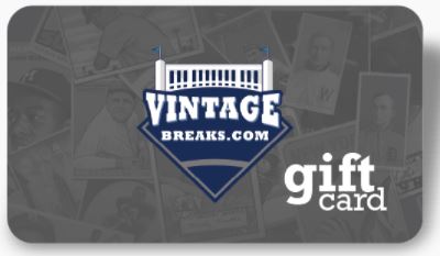 Vintage Breaks Gift Cards Now Available to Purchase for the Holidays