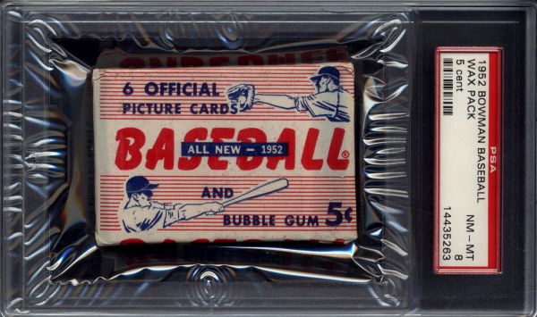 1952 Bowman Baseball Wax Pack Will Be Opened Saturday at the National